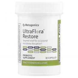 Metagenics, UltraFlora® Restore, 20 млрд КОЕ, 30 капсул