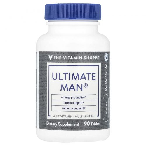 The Vitamin Shoppe, Ultimate Man®, мультивитамины и мультиминералы, 90 таблеток