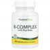 Nature's Plus, Комплекс витаминов B с рисовыми отрубями, 90 таблеток