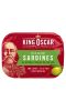 King Oscar, сардины дикого улова в нерафинированном оливковом масле высшего качества, два слоя рыбы, 12–22 шт., 106 г (3,75 унции)