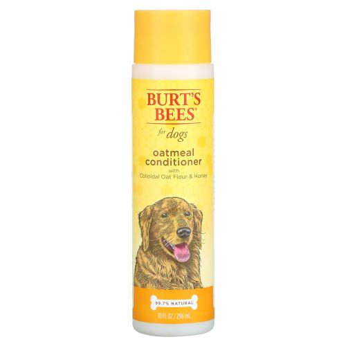 Burt's Bees, Oatmeal Conditioner for Dogs, Colloidal Oat Flour & Honey, 10 fl oz (296 ml)