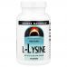 Source Naturals, L-лизин, 3.53 унции (100 г)