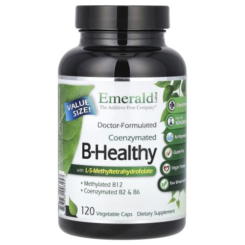 Emerald Laboratories, Coenzymated B-Healthy, 120 Vegetable Caps