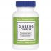 The Vitamin Shoppe, комплекс с женьшенем, 60 вегетарианских капсул