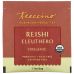 Teeccino, Mushroom Herbal Tea, Organic Reishi Eleuthero, French Roast, Caffeine Free, 10 Tea Bags, 2.12 oz (60 g)