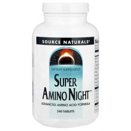 Source Naturals, Super Amino Night, 240 таблеток