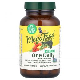 MegaFood, Men Over 55 One Daily, Multivitamin & Mineral, 60 Tablets