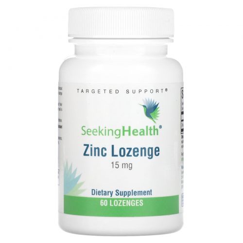Seeking Health, Optimal Zinc, 60 Lozenges