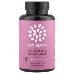Oat Mama, You Got This, смесь для кормления грудью, 60 вегетарианских капсул