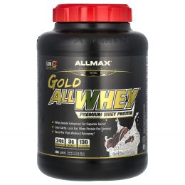 ALLMAX Nutrition, AllWhey Gold, 100% Whey Protein + Premium Whey Protein Isolate, Cookies & Cream, 5 lbs (2.27 kg)