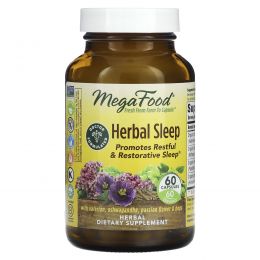 MegaFood, Herbal Sleep, 60 Capsules
