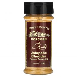Amish Country Popcorn, Попкорн, халапеньо и чеддер, 134 г (4,75 унции)