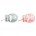 RaZbaby, Пустышка Keep-It-Kleen, для детей 0–36 мес, розовая и серая, 2 шт.