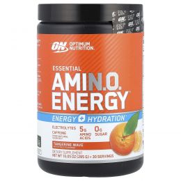 Optimum Nutrition, Essential Amino Energy + Electrolytes,  Tangerine Wave, 10.05 oz (285 g)