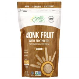 Health Garden, All Natural Monk Fruit Sweetener, Golden, 16 oz (453 g)