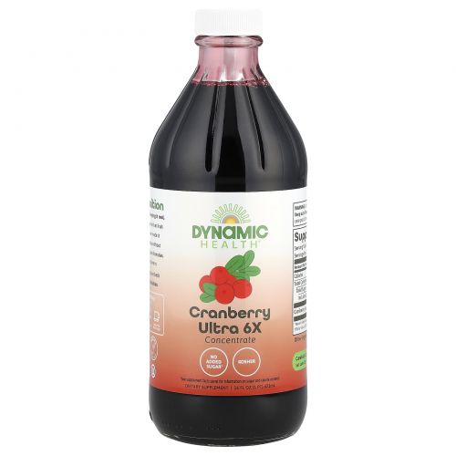 Dynamic Health, Cranberry Ultra 6X, 473 мл (16 жидк. унций)