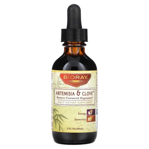 BioRay Inc., Полынь и гвоздика, 2 жидких унций (59 мл)