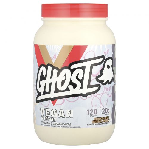 Ghost, Vegan Protein, Chocolate Cereal Milk®, 980 г (2,2 фунта)