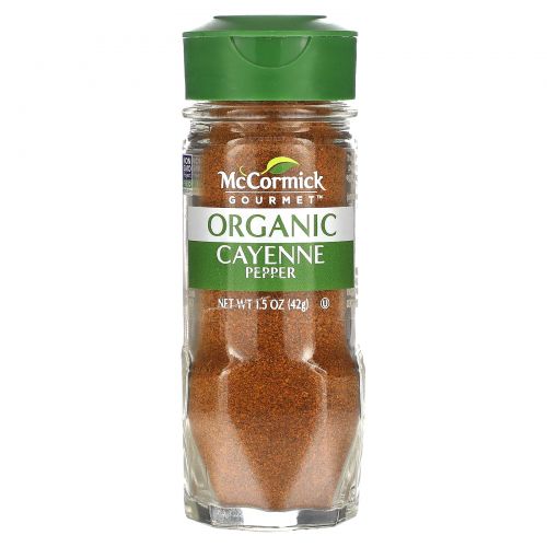 McCormick Gourmet, Organic, Cayenne Pepper, 1.5 oz (42 g)