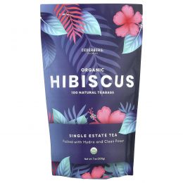 Cederberg Tea Co, органический гибискус, без кофеина, 100 натуральных чайных пакетиков, 200 г (7,05 унции)