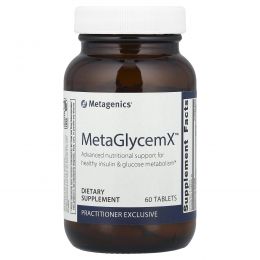 Metagenics, MetaGlycemX ™, 60 таблеток
