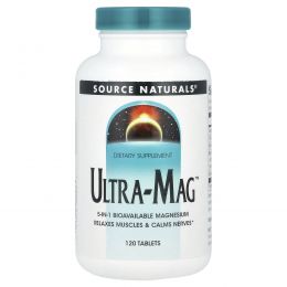 Source Naturals, Комплекс Ultra-Mag, 120 таблеток