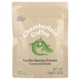 Chamberlain Coffee, Порошок с ванильным матча, церемониальный, 30 г (1,06 унции)