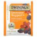Twinings, Superblends, Immune Support, травяной чай из гибискуса и бузины, ежевика, без кофеина, 16 чайных пакетиков, 32 г (1,12 унции)