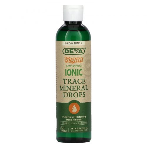 Deva, Веганские капли с низким содержанием ионов натрия и минералов, 237 мл (8 жидк. Унций)