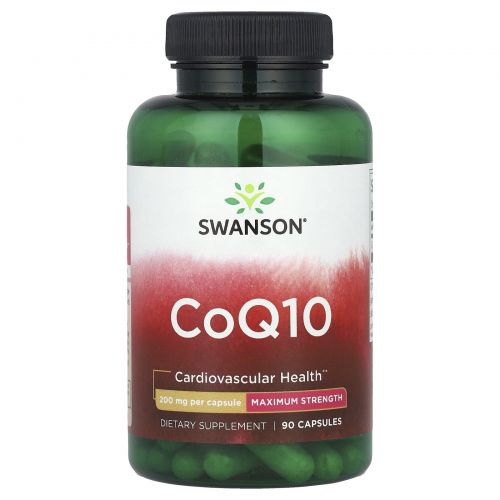 Swanson, CoQ10, Cardiovascular Health, 200 mg, 90 Capsules