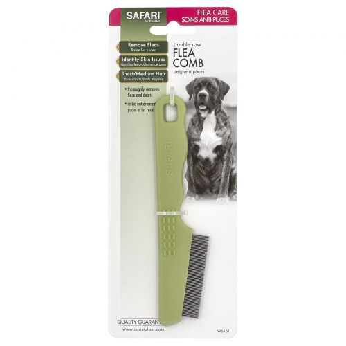 Safari, Dog Flea Combs for All Coat Types