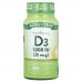 Nature's Truth, Vitamin D3, 25 mcg (1,000 IU), 250 Quick Release Softgels