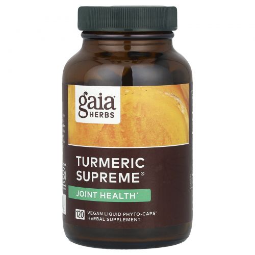 Gaia Herbs, Turmeric Supreme, Joint, 120 Vegan Liquid Phyto-Caps