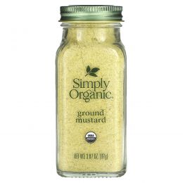 Simply Organic, Горчица, 3.07 унций (87 г)