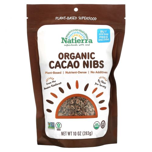 Natierra, Himalania, Organic Cacao Nibs, 10 oz (283 g)