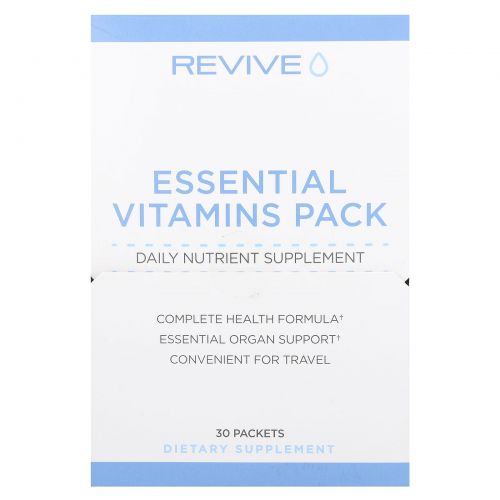 Revive, Essential Vitamins Pack, 30 пакетиков