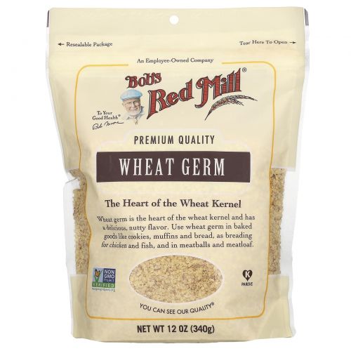 Bob's Red Mill, Wheat Germ, Raw,  12 oz (340 g)