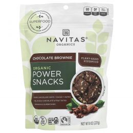 Navitas Organics, Power Snacks, Chocolate Cacao, 8 oz (227 g)