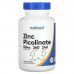 Nutricost, Пиколинат цинка, 50 мг, 240 капсул