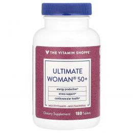 The Vitamin Shoppe, Ultimate Woman® 50+, мультивитамины и мультиминералы, 180 таблеток