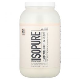 Nature's Best, IsoPure, изолят сывороточного белка, без вкусовых добавок, 3 фунта (1.36 г)