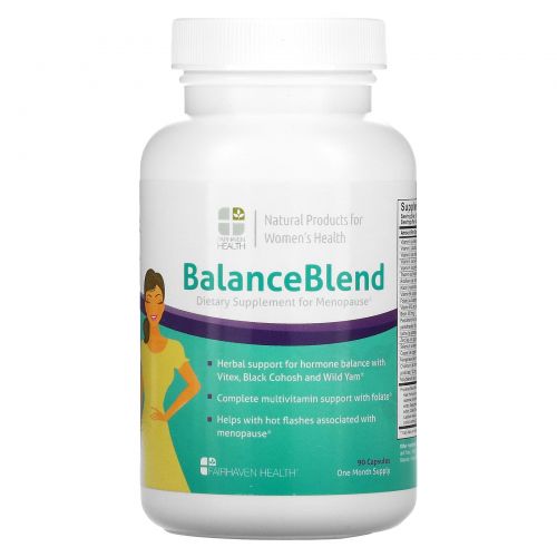 Fairhaven Health, Balance Blend For Menopause, 90 Capsules