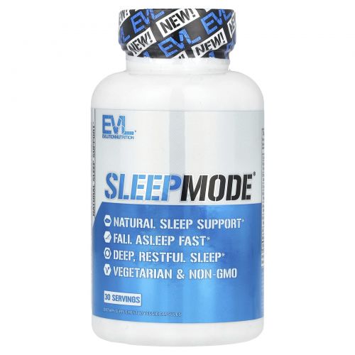EVLution Nutrition, SleepMode, натуральное средство для улучшения сна, 60 капсул