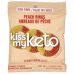 Kiss My Keto, Gummy Candy, персиковые кольца, 8 пакетиков по 25 г (0,88 унции)