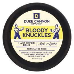 Duke Cannon Supply Co., Bloody Knuckles ™, восстанавливающий бальзам для рук, без отдушек, 141 г (5 унций)