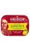 King Oscar, Wild Caught, Sardines In Extra Virgin Olive Oil With Lemon, 3.75 oz (106 g)