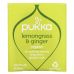 Pukka Herbs, Органическая смесь лемонграсса и имбиря, без кофеина, 20 пакетиков с травяным чаем, 36 г