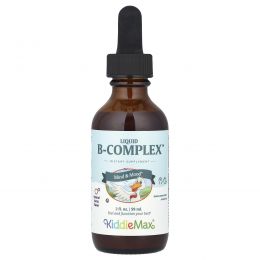 Maxi Health, KiddieMax® Liquid B-Complex ™, натуральные ягоды, 59 мл (2 жидк. Унции)