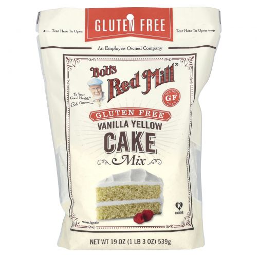 Bob's Red Mill, Vanilla Yellow Cake Mix, 19 oz (539 g)