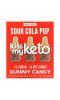 Kiss My Keto, Gummy Candy, кислая кола, 8 пакетиков по 25 г (0,88 унции)